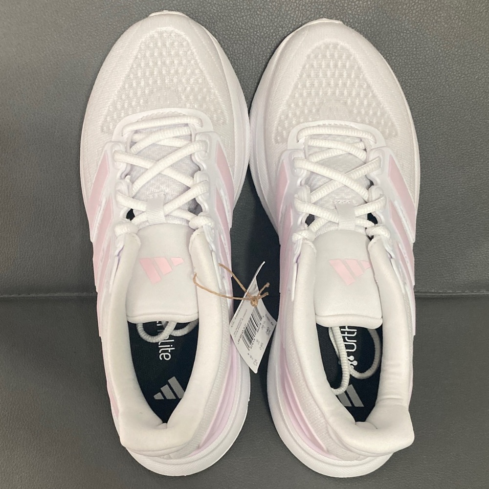 Adidas Ultrarun 5 White and Pink womens 7.5 - Picture 5 of 7